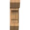 Ekena Millwork Balboa Slat Smooth Bracket w/ Offset Brace, Western Red Cedar, 7 1/2"W x 20"D x 24"H BKT0806X20X24BOA06SWR - alternate 3